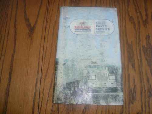 Mack sales parts - &, service