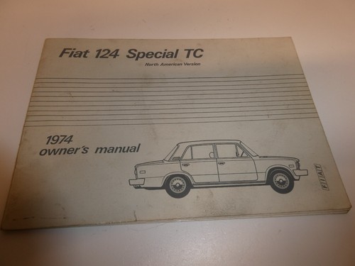 Vtg 1974 fiat - 124, special