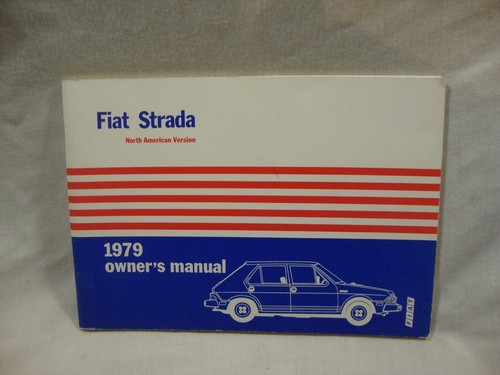 1979 fiat strada owners manual - 1979,