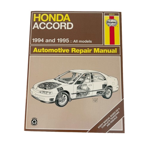Haynes manual honda accord for - honda,