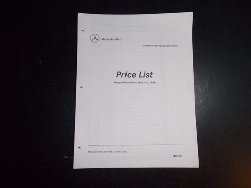 1998 mercedes benz - 1998,