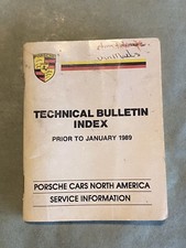 Porsche Technical Bulletin