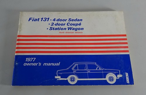 Owner manual fiat - owner's,